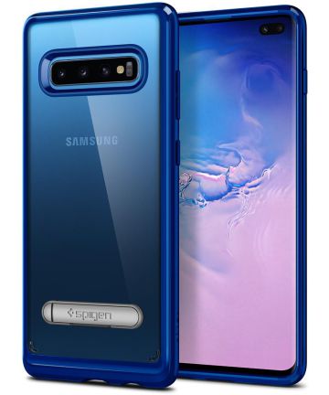 Spigen Crystal Hybrid S Case Samsung Galaxy S10 Plus Blauw Hoesjes