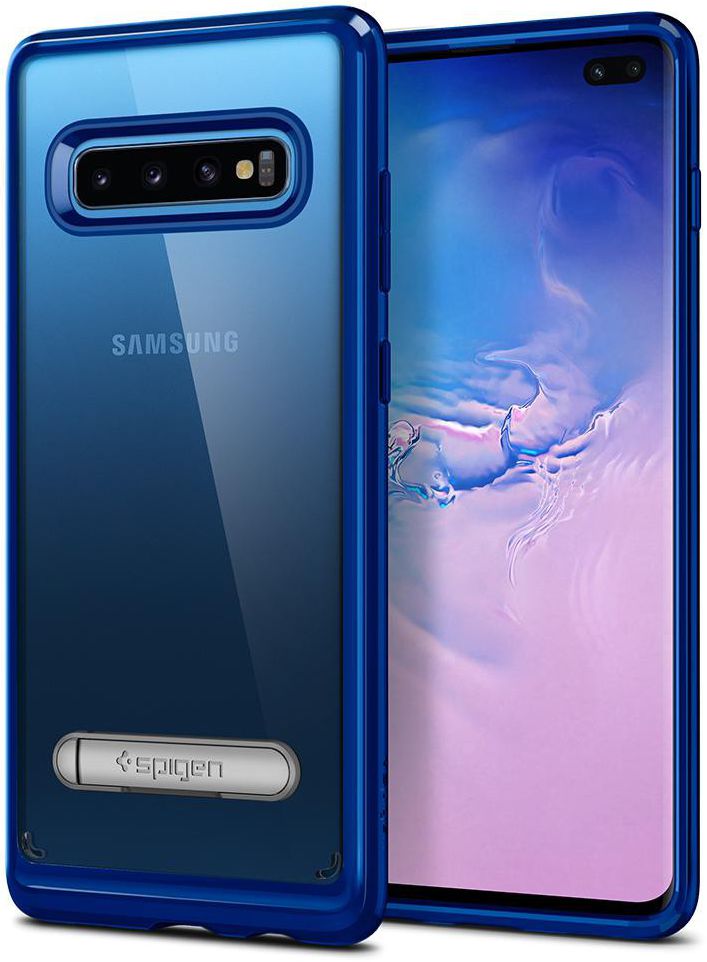Spigen Crystal Hybrid S Case Samsung Galaxy S10 Plus Blauw afbeelding 1