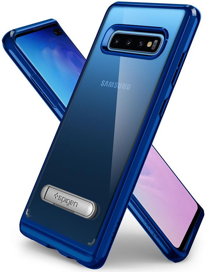 Spigen Crystal Hybrid S Case Samsung Galaxy S10 Plus Blauw afbeelding 4