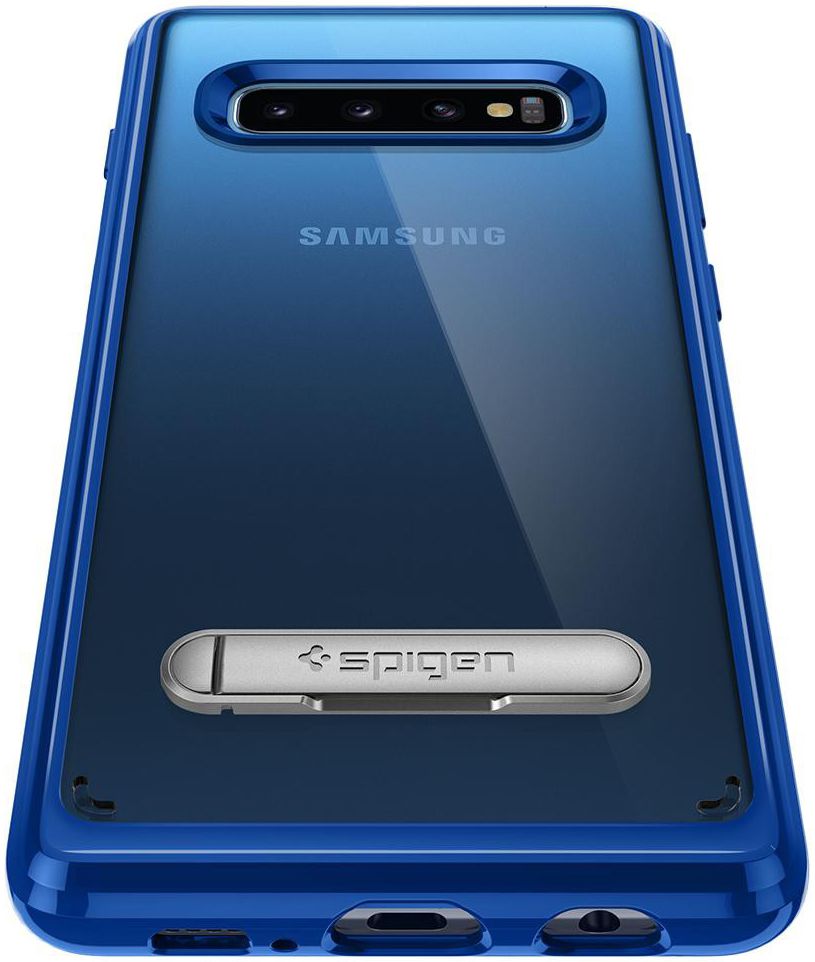 Spigen Crystal Hybrid S Case Samsung Galaxy S10 Plus Blauw afbeelding 7