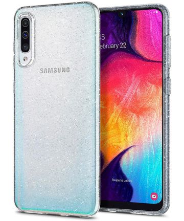 Spigen Liquid Crystal Samsung Galaxy A50 Hoesje Glitter Transparant Hoesjes