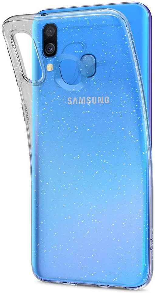 Spigen Liquid Crystal Hoesje Samsung Galaxy A40 Glitter Transparant afbeelding 2