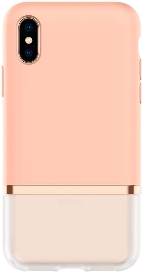 Spigen La Manon Jupe Hybride Hoesje Apple iPhone X(S) Roze afbeelding 5