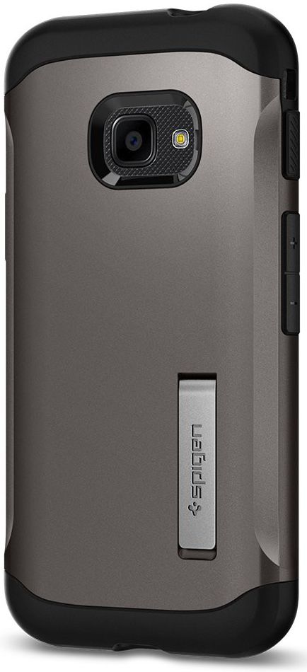 Spigen Slim Armor Hoesje Samsung Galaxy Xcover 4(S) Gunmetal afbeelding 6