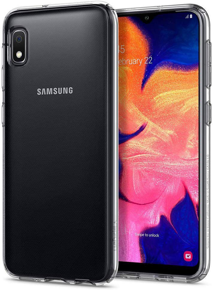 Spigen Liquid Crystal Hoesje Samsung Galaxy A10E Transparant afbeelding 1