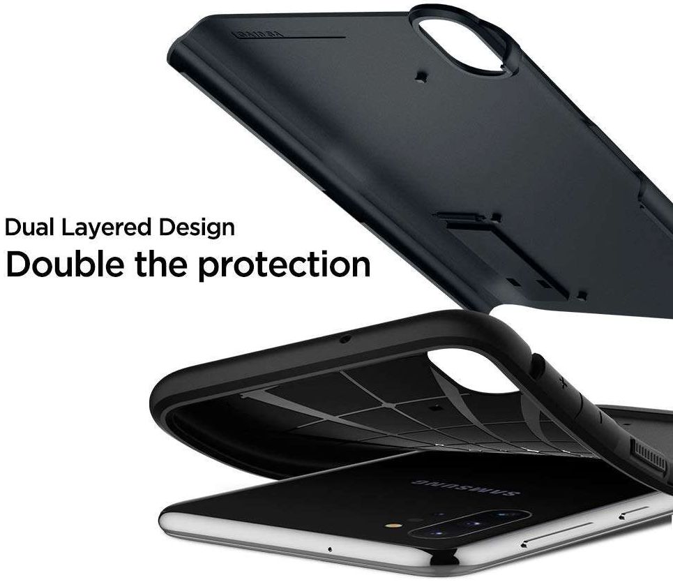 Spigen Slim Armor Hoesje Samsung Galaxy A10 Zwart afbeelding 4