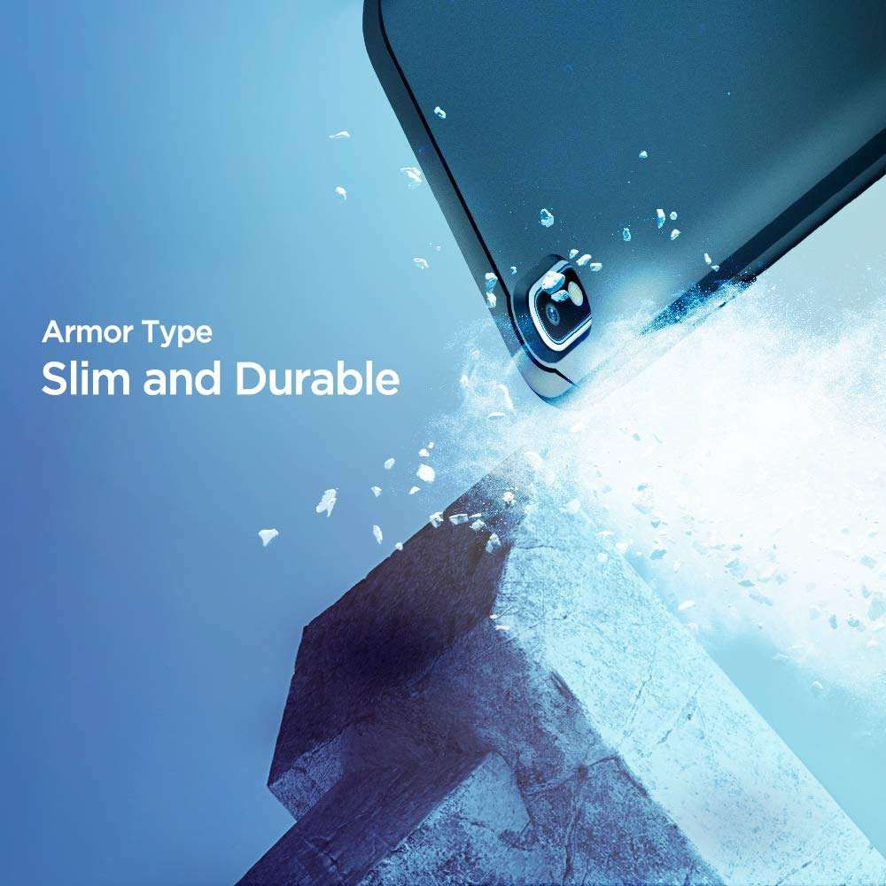 Spigen Slim Armor Hoesje Samsung Galaxy A10 Zwart afbeelding 7