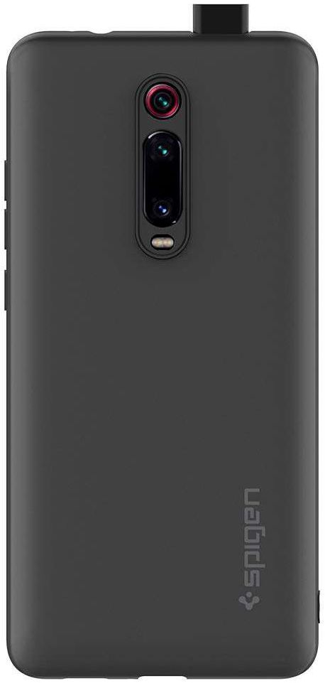 Spigen Silicone Fit Xiaomi Mi 9T (Pro) Hoesje Grijs afbeelding 2