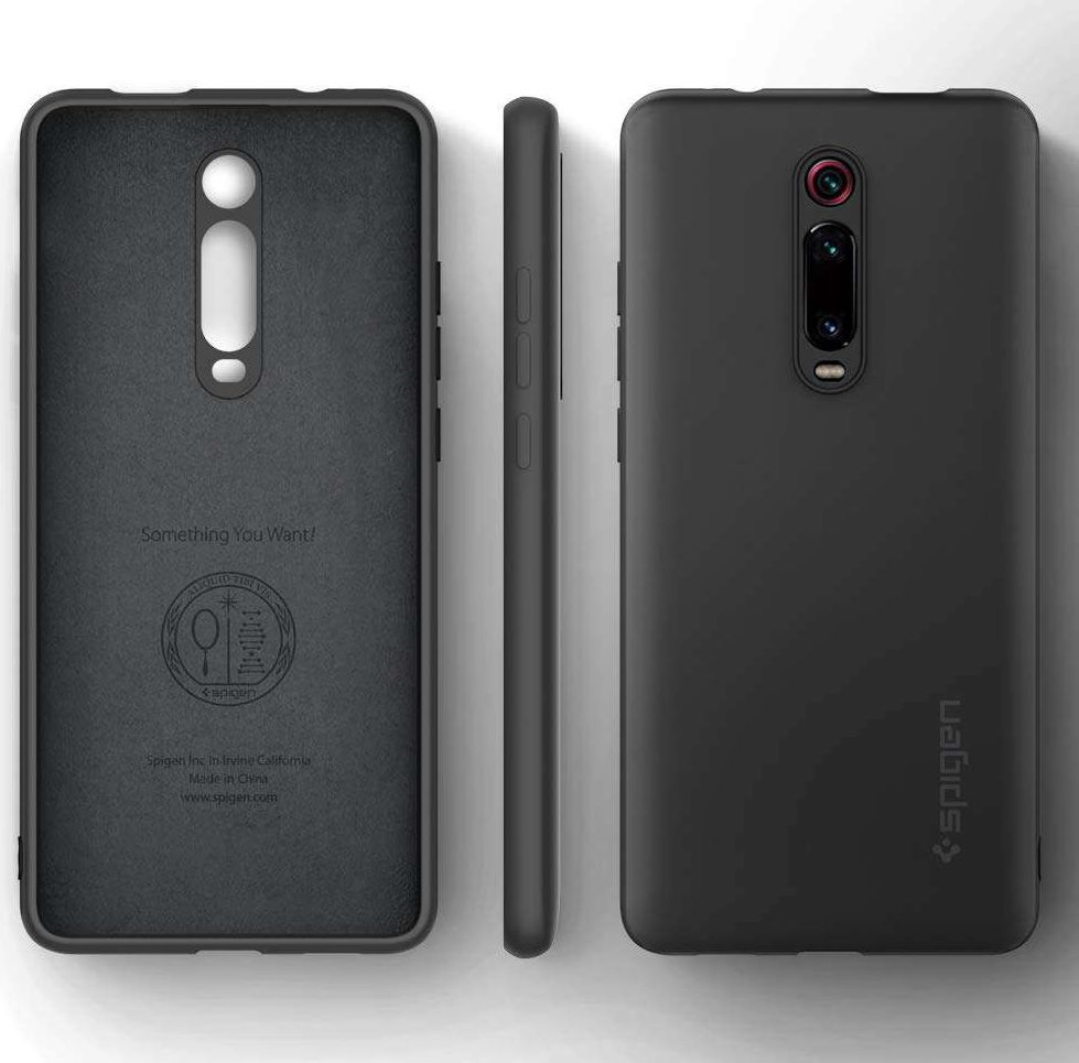 Spigen Silicone Fit Xiaomi Mi 9T (Pro) Hoesje Grijs afbeelding 4