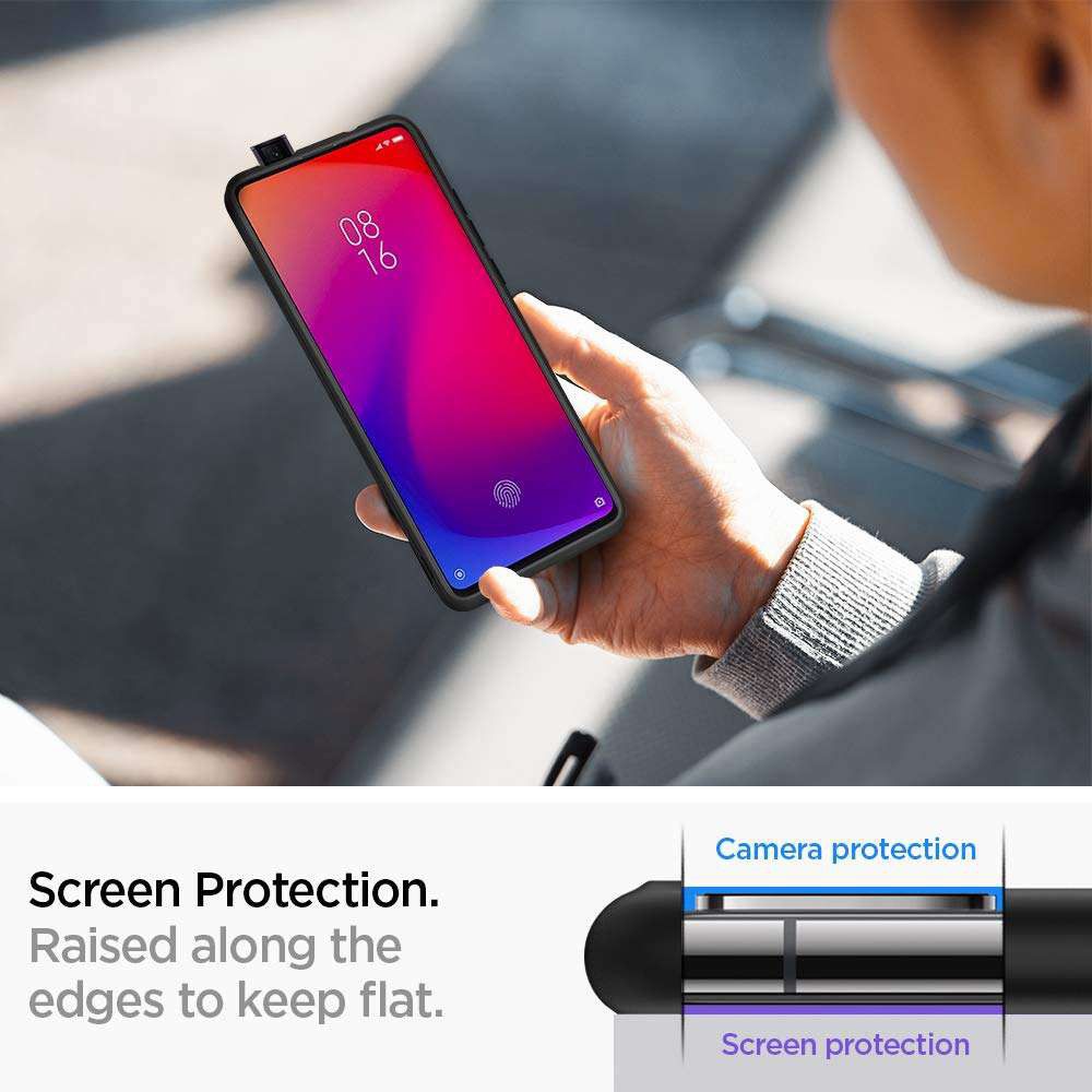 Spigen Silicone Fit Xiaomi Mi 9T (Pro) Hoesje Grijs afbeelding 7