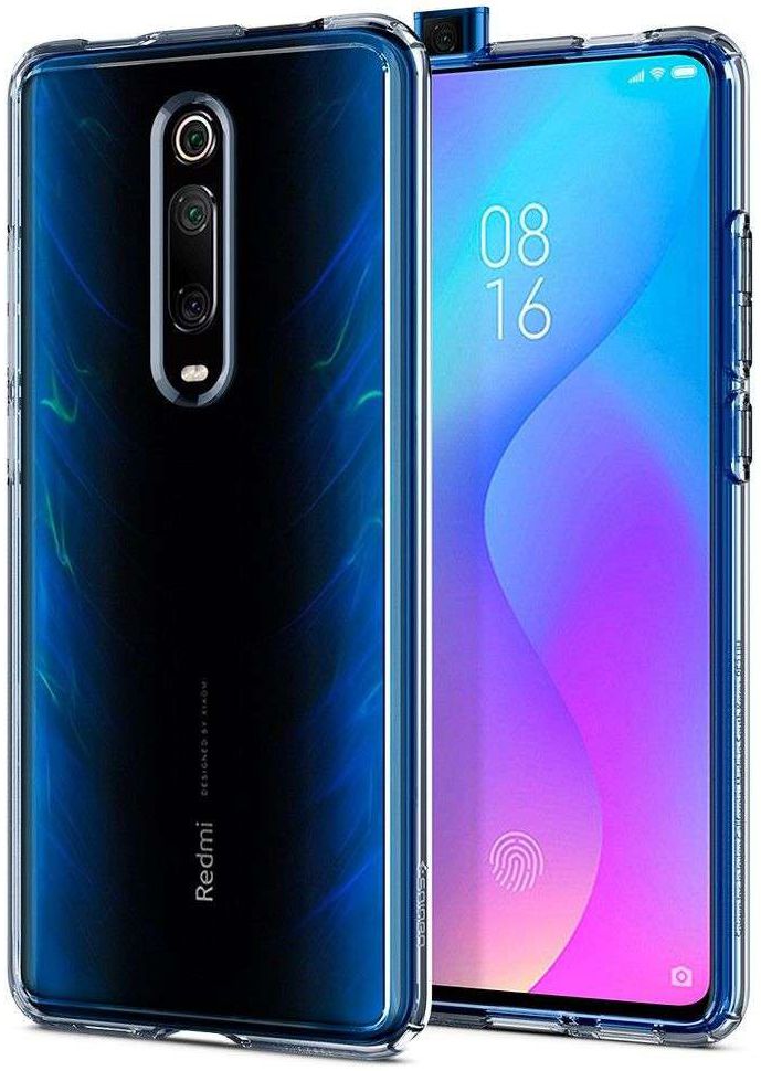 Spigen Liquid Crystal Hoesje Xiaomi Mi 9T (Pro) Transparant afbeelding 3