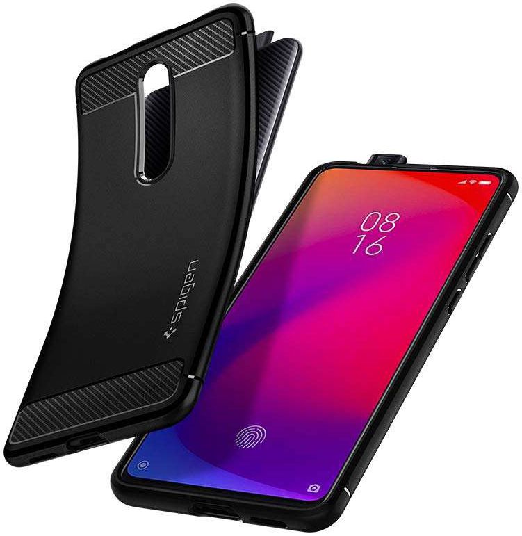 Spigen Rugged Armor Hoesje Xiaomi Mi 9T (Pro) Zwart afbeelding 4