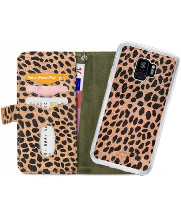 Mobilize Gelly Wallet Zipper Samsung Galaxy S9 Hoesje Olive Leopard Hoesjes