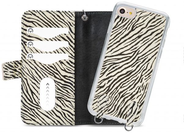 Mobilize 2-in-1 Gelly Wallet Zipper Case iPhone 7 / 8 Zwart afbeelding 1
