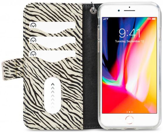 Mobilize 2-in-1 Gelly Wallet Zipper Case iPhone 7 / 8 Zwart afbeelding 2
