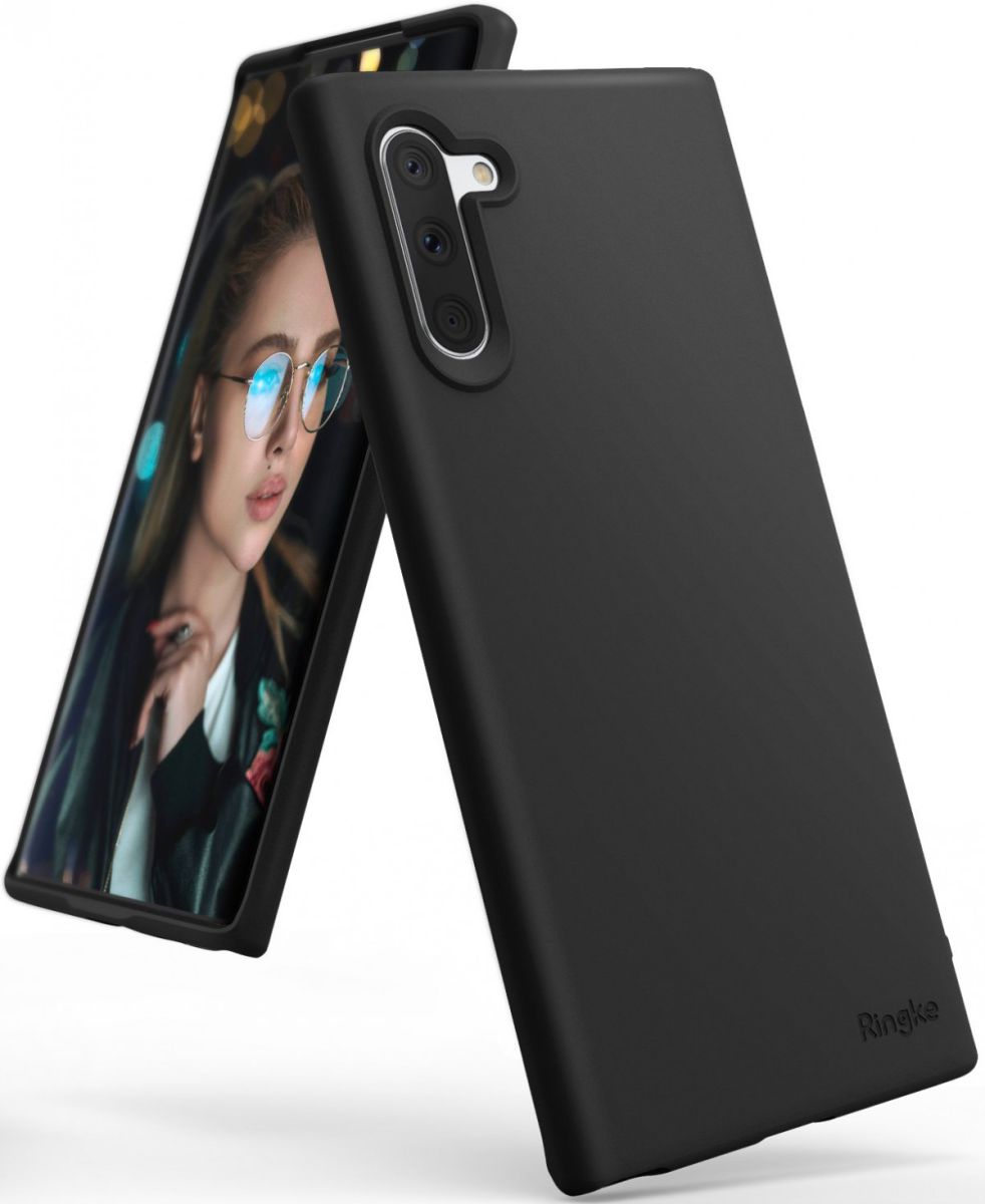 Ringe Air S Samsung Galaxy Note 10 Hoesje Zwart afbeelding 1