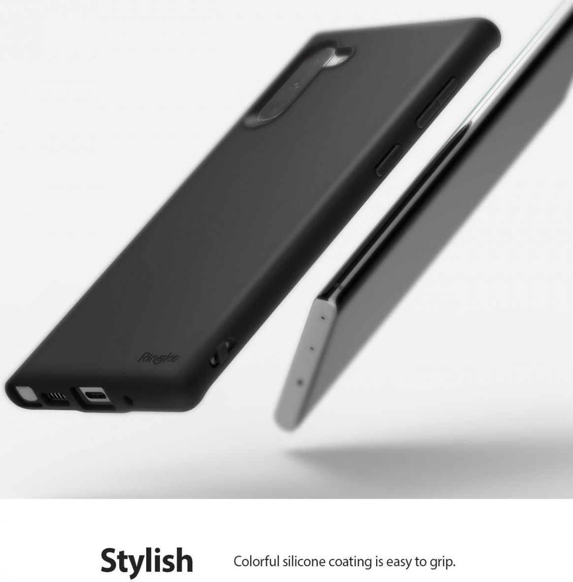 Ringe Air S Samsung Galaxy Note 10 Hoesje Zwart afbeelding 3