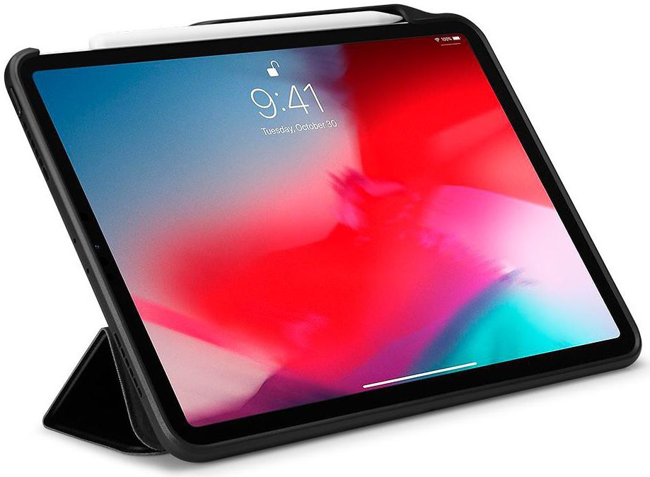 Spigen Smart Fold 2 Hoes Standaard iPad Pro 11 (2018) Zwart afbeelding 2