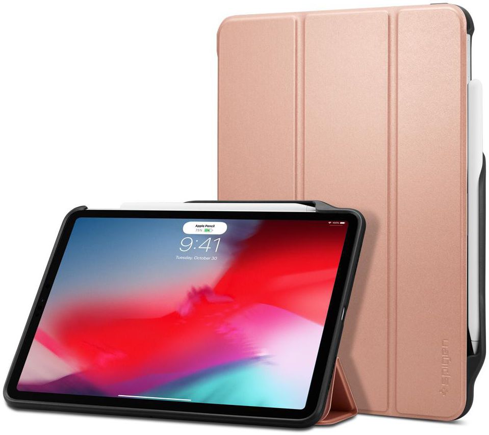 Spigen Smart Fold 2 Hoes Standaard iPad Pro 11 (2018) Roze afbeelding 1