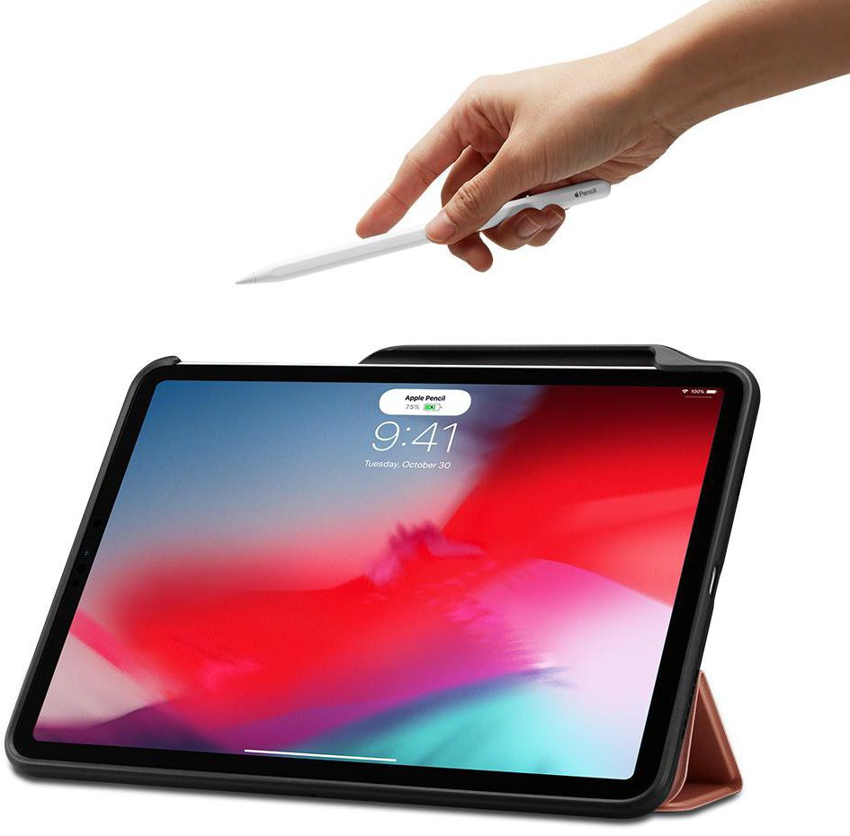 Spigen Smart Fold 2 Hoes Standaard iPad Pro 11 (2018) Roze afbeelding 13