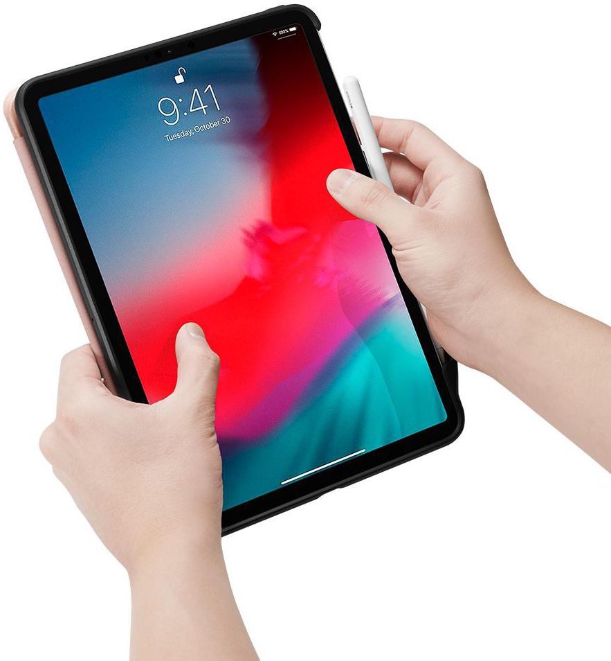 Spigen Smart Fold 2 Hoes Standaard iPad Pro 11 (2018) Roze afbeelding 14