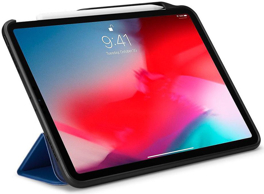 Spigen Smart Fold 2 Hoes Standaard iPad Pro 11 (2018) Blauw afbeelding 2