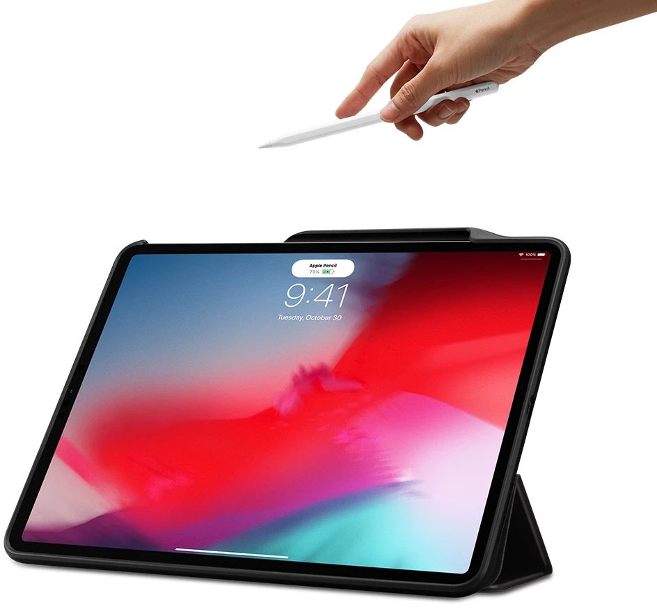 Spigen Smart Fold 2 Hoesje met Standaard iPad Pro 12.9 (2018) Zwart afbeelding 13