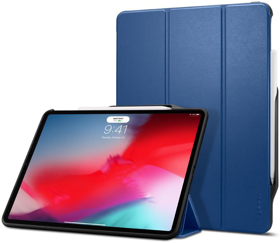Spigen Smart Fold 2 Hoesje met Standaard iPad Pro 12.9 (2018) Blauw afbeelding 1