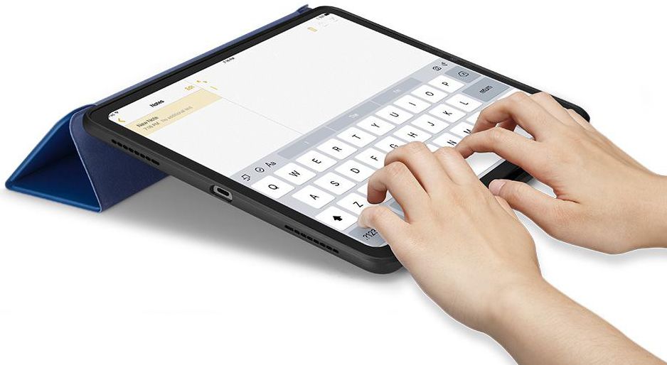 Spigen Smart Fold 2 Hoesje met Standaard iPad Pro 12.9 (2018) Blauw afbeelding 15