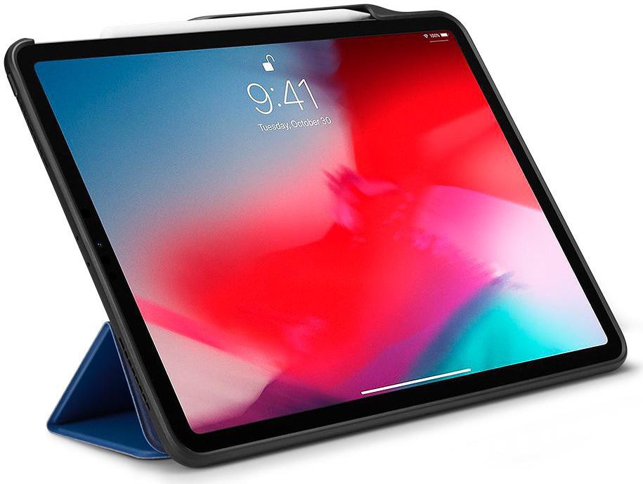 Spigen Smart Fold 2 Hoesje met Standaard iPad Pro 12.9 (2018) Blauw afbeelding 2