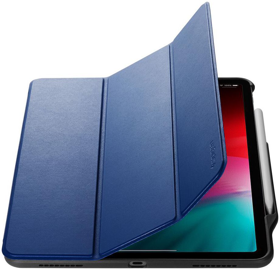 Spigen Smart Fold 2 Hoesje met Standaard iPad Pro 12.9 (2018) Blauw afbeelding 5