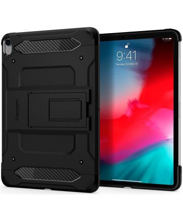 Spigen Tough Armor TECH Case Apple iPad Pro 12.9 (2018) Zwart Hoesjes