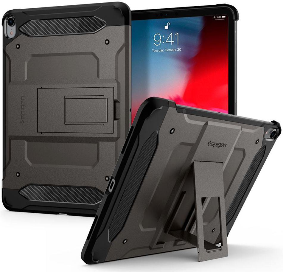 Spigen Tough Armor TECH Case Apple iPad Pro 12.9 (2018) Gunmetal afbeelding 15