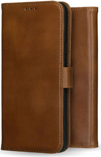 Rosso Deluxe Apple iPhone 11 Pro Hoesje Echt Leer Book Case Bruin afbeelding 10