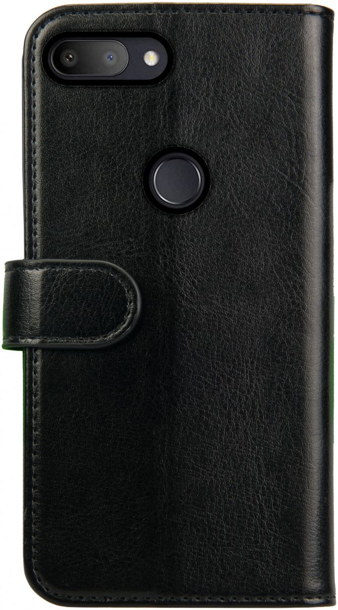 Rosso Element Alcatel 1S (2019) Hoesje Book Cover Zwart afbeelding 2