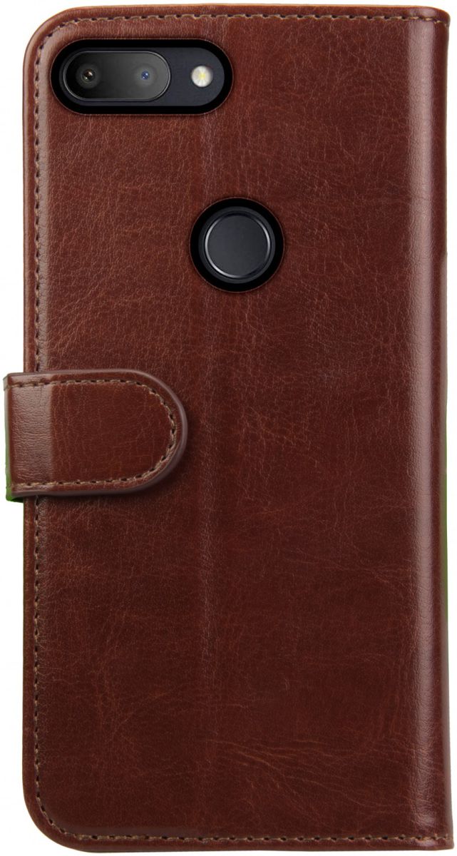 Rosso Element Alcatel 1S (2019) Hoesje Book Cover Bruin afbeelding 5