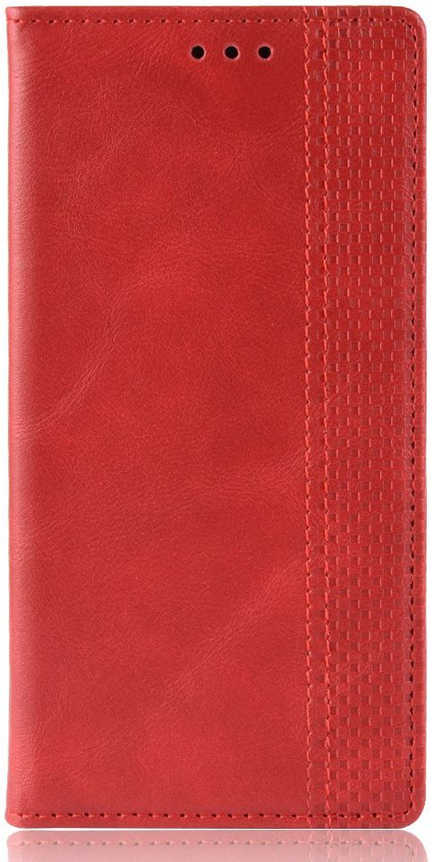 LG G8s Stijlvol Vintage Portemonnee Hoesje Rood afbeelding 2