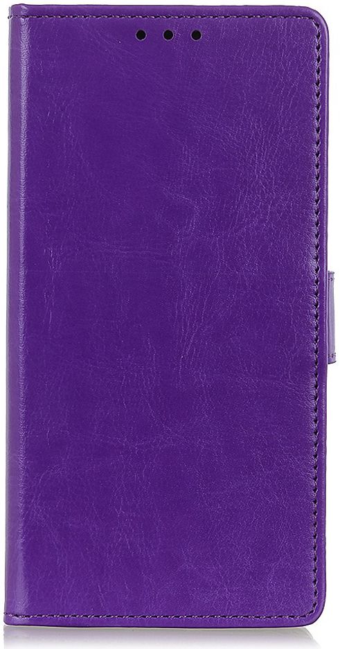 LG G8s Crazy Horse Leren Portemonnee Hoesje Paars afbeelding 2