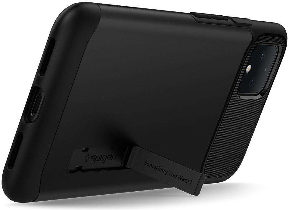 Spigen Slim Armor Hoesje Google Pixel 4 Zwart afbeelding 3