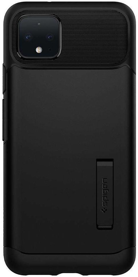 Spigen Slim Armor Hoesje Google Pixel 4 Zwart afbeelding 4