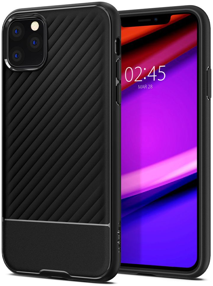 Spigen Core Armor Hoesje Apple iPhone 11 Pro Max Zwart afbeelding 1