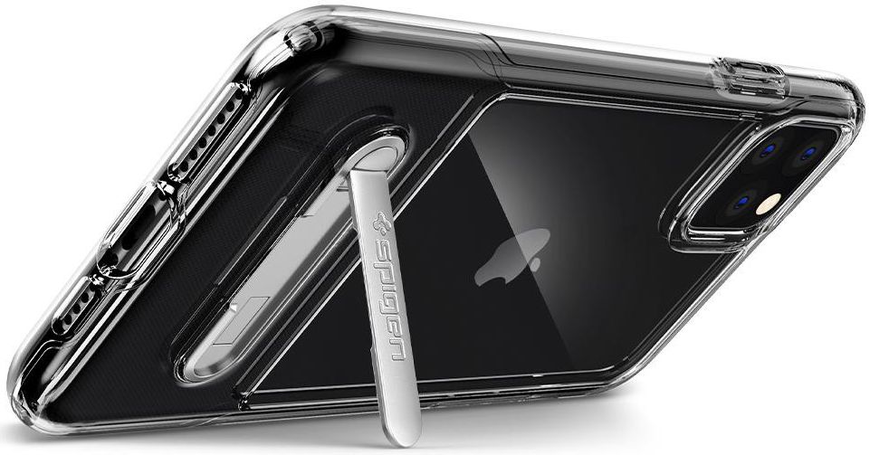 Spigen Slim Armor Hoesje Essentail S iPhone 11 Pro Max Transparant afbeelding 2