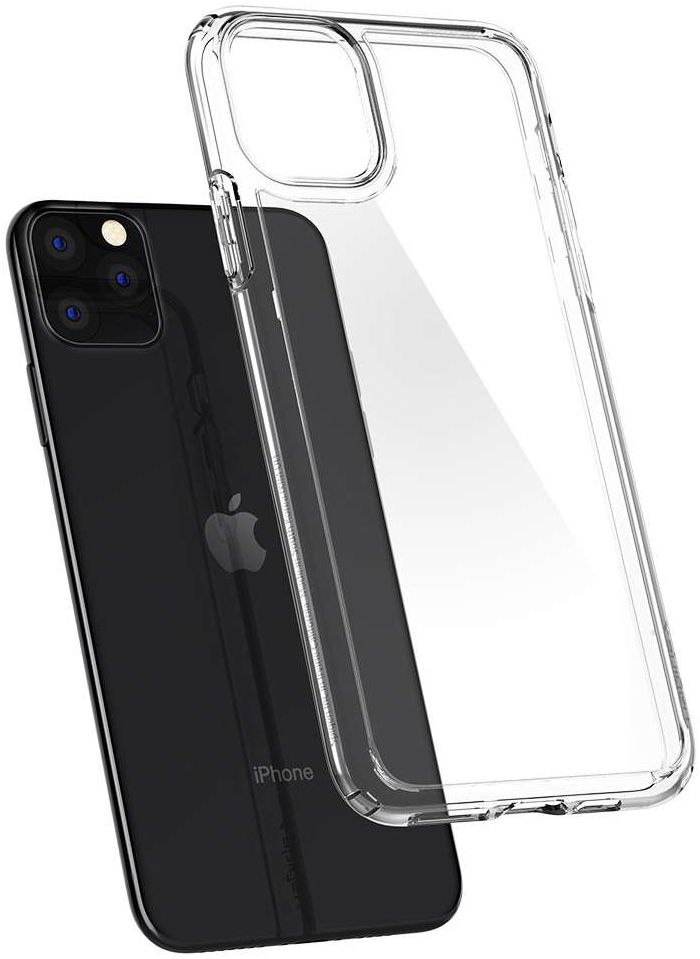 Spigen Crystal Hybrid Hoesje Apple iPhone 11 Pro Max Transparant afbeelding 3