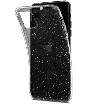 Spigen Liquid Crystal Hoesje Apple iPhone 11 Pro Max Clear Glitter Hoesjes