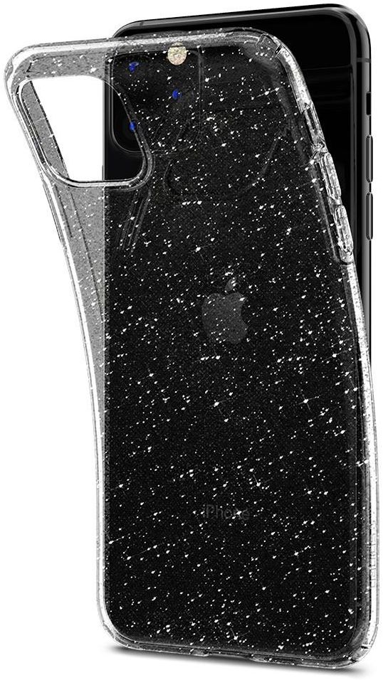 Spigen Liquid Crystal Hoesje Apple iPhone 11 Pro Max Clear Glitter afbeelding 1