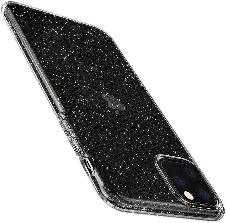 Spigen Liquid Crystal Hoesje Apple iPhone 11 Pro Max Clear Glitter afbeelding 4