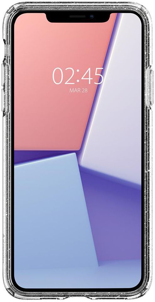 Spigen Liquid Crystal Hoesje Apple iPhone 11 Pro Max Clear Glitter afbeelding 6