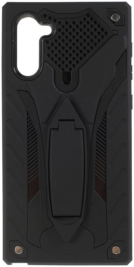 Samsung Galaxy Note 10 Hybride Combo Kickstand Hoesje Zwart afbeelding 1