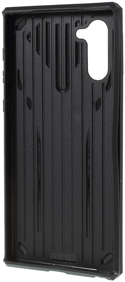 Samsung Galaxy Note 10 Hybride Combo Kickstand Hoesje Zwart afbeelding 2
