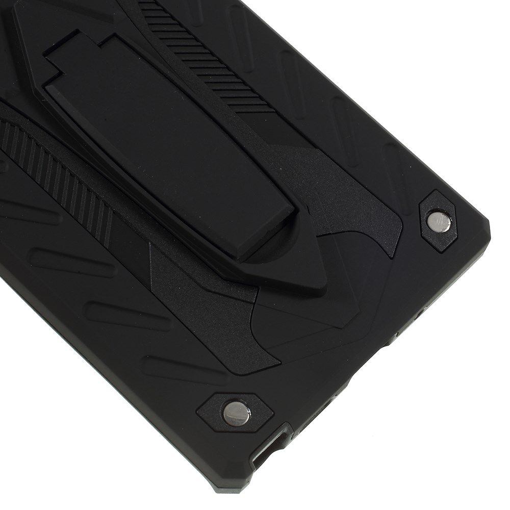 Samsung Galaxy Note 10 Hybride Combo Kickstand Hoesje Zwart afbeelding 4